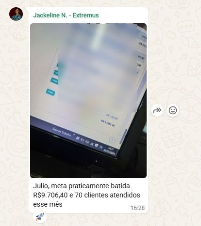 Faturamento de Jackeline Nunes